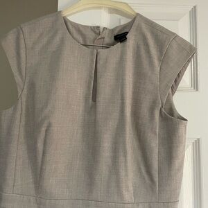 Ann Taylor Boxy Cap Sleeve Blouse